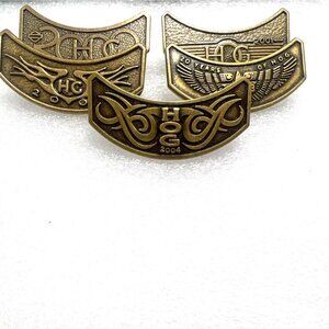 Harley Davidson HD Motorcycle Riding Pins 5 HOG Pins  2000 2001 2002 2003 2004